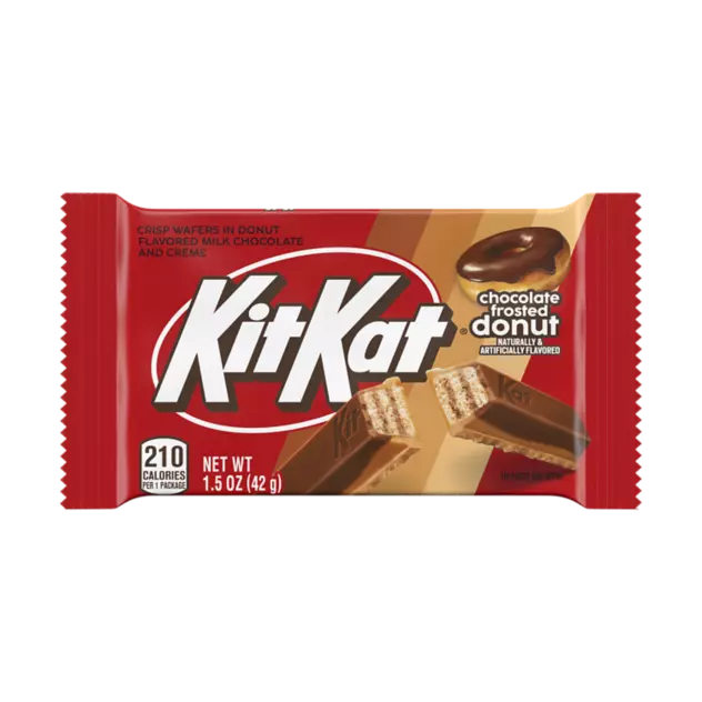 KIT KAT® Chocolate Frosted Donut Candy Bar, 1.5 oz - Front of Package