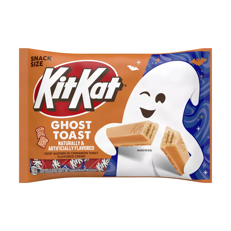 KIT KAT® Ghost Toast Snack Size Candy Bars, 9.8 oz bag - Front of Package