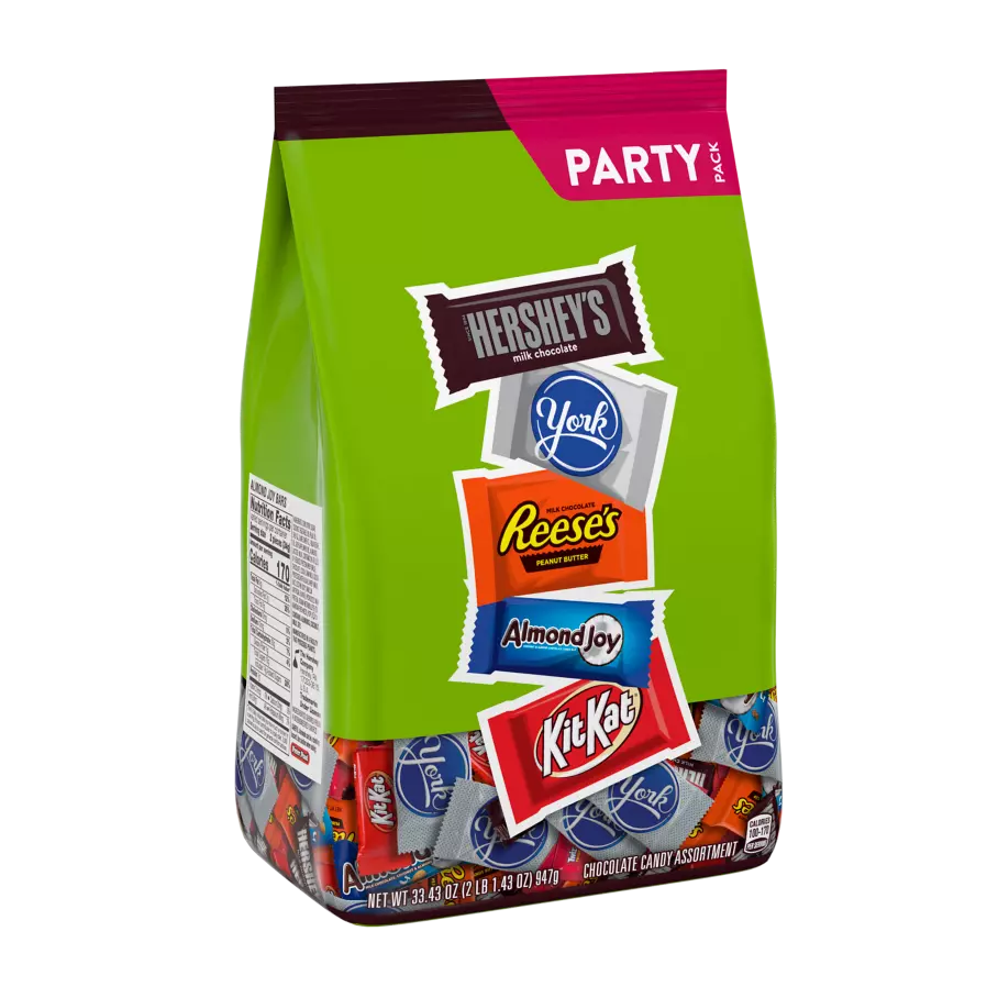 Hershey Chocolate Assortment, 33.43 oz party bag - Front of Package