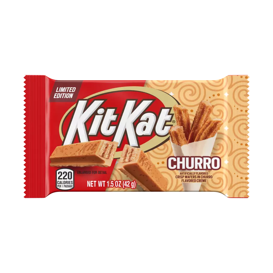KIT KAT® Churro Candy Bar, 1.5 oz - Front of Package