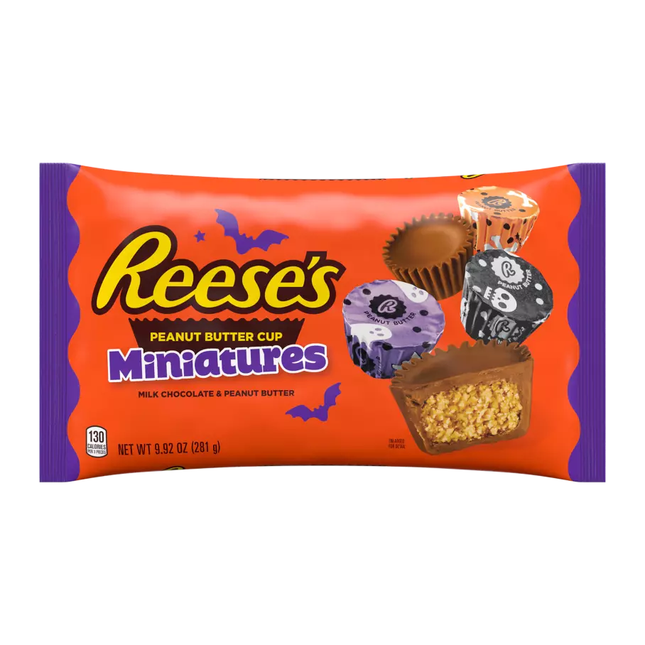 REESE'S Miniatures Milk Chocolate Peanut Butter Cups, Christmas