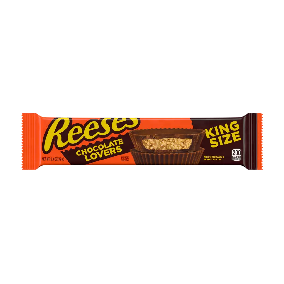 REESES BIG CUP Milk Chocolate Peanut Butter Cups with Potato Chips King  Size Candy Bar 2.6oz Candy Bar