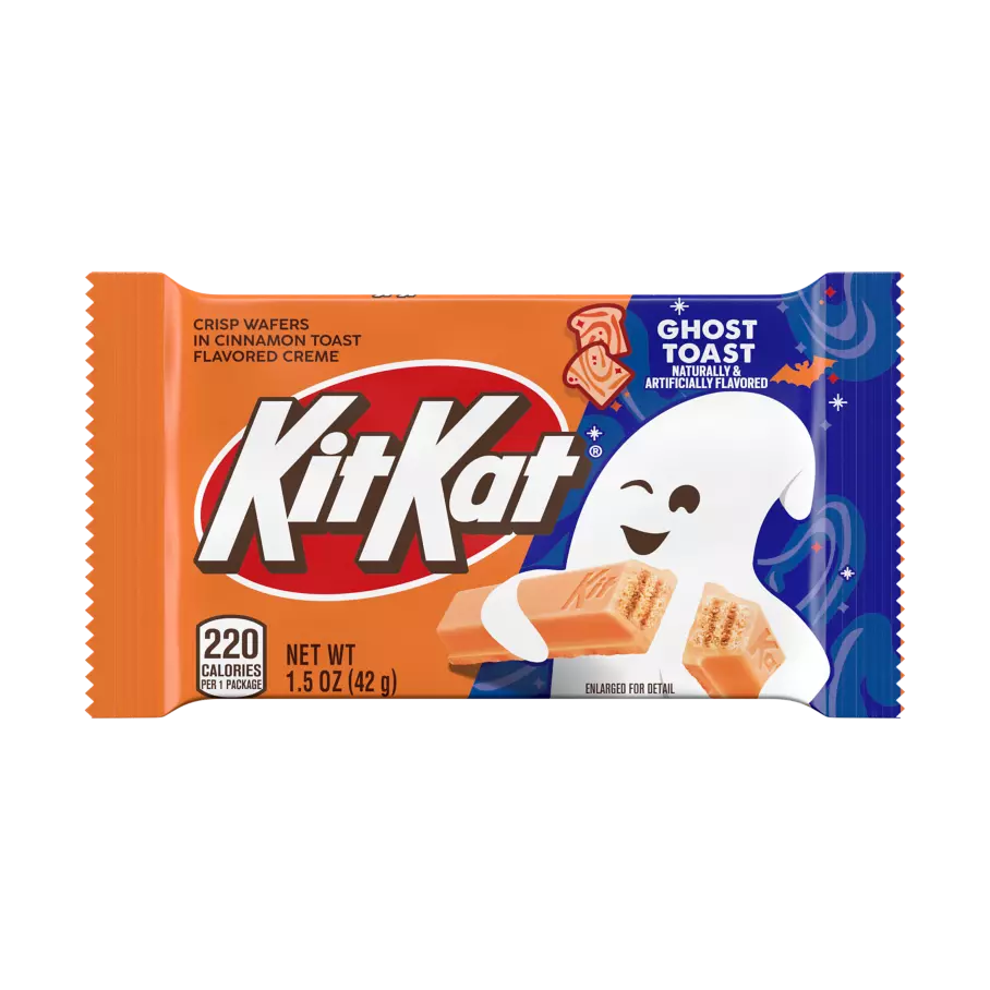 KIT KAT® Ghost Toast Candy Bar, 1.5 oz - Front of Package