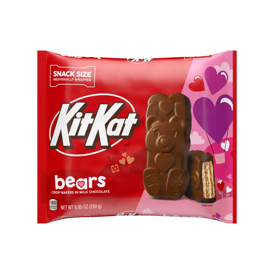 KIT KAT® Milk Chocolate Snack Size Bears, 8.85 oz bag - Front of Package