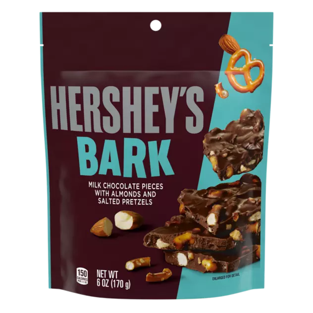 HERSHEY'S Bark, 6 oz bag - Front of Package