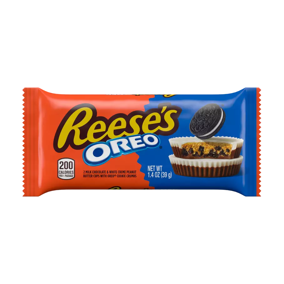 REESE'S OREO® Milk Chocolate Peanut Butter Cups, 1.4 oz - Front of Package