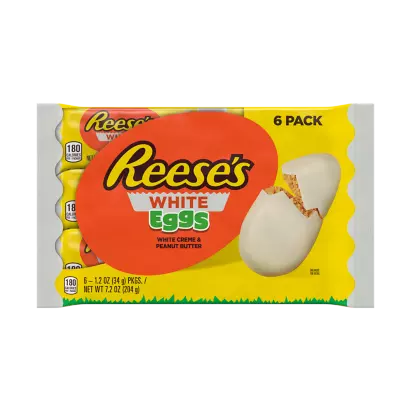Reese's - Reese's, Peanut Butter Eggs, Milk Chocolate, 6 Pack (6