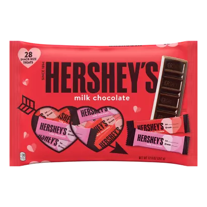 Hershey's Snack Size, Candy, Party Pack Assorted Milk and Dark Chocolate