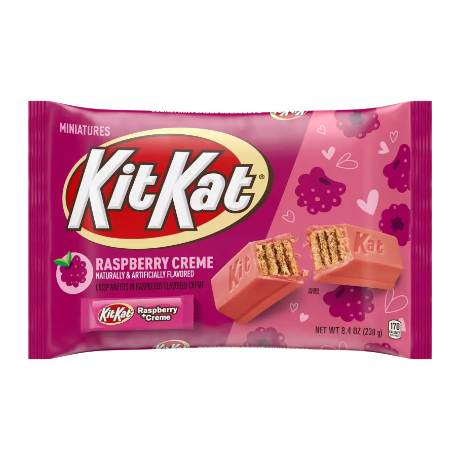KAT® Valentine's Creme Miniatures Candy Bars, 8.4 oz bag