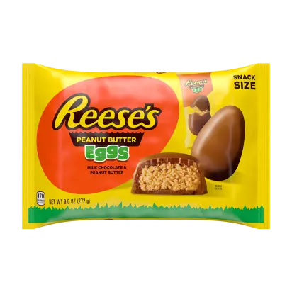 Reese's Peanut Butter Eggs, Milk Chocolate, Snack Size 9.6 Oz, Non  Chocolate Candy