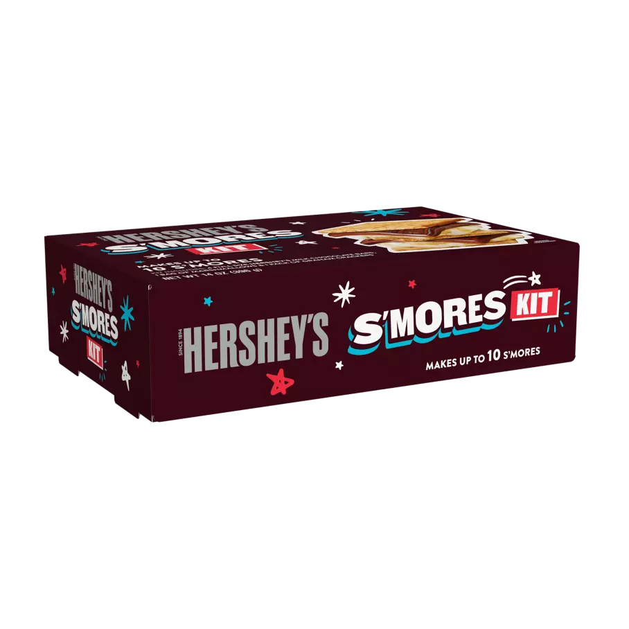 HERSHEY'S S'mores Kit, 14 oz, 10 count box - Front of Package