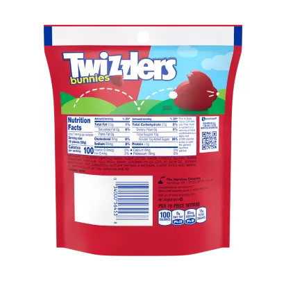 TWIZZLERS Bunnies Cherry Candy, 7.1 oz bag