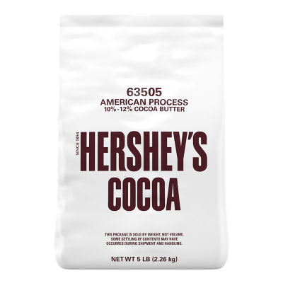 HERSHEY'S Natural Cocoa, 30 lb box, 6 bags - Front of Individual Package
