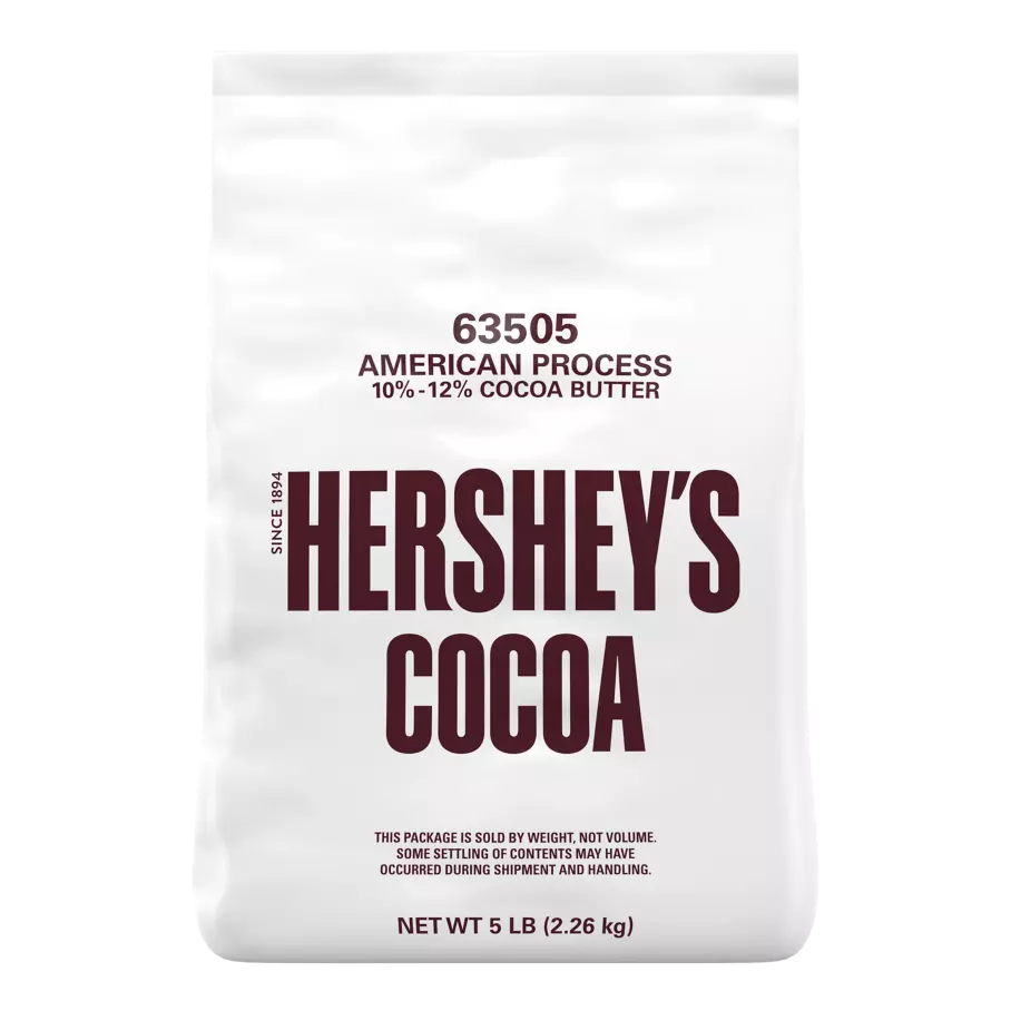 HERSHEY'S Natural Cocoa, 30 lb box, 6 bags - Front of Individual Package