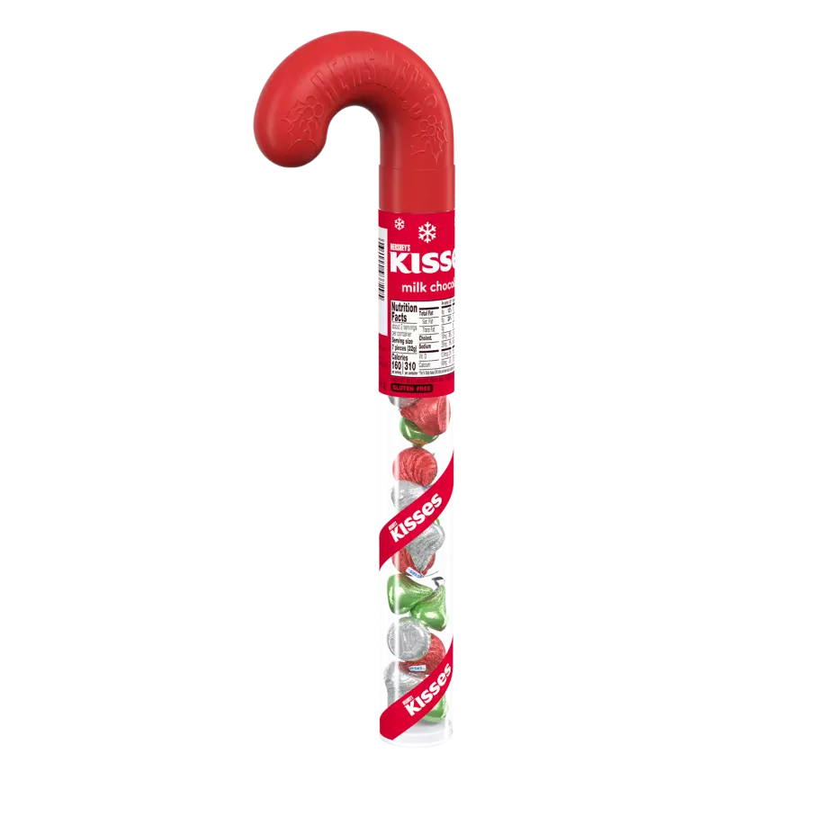 Kisses Holiday Candy, Candy Cane - 2.08 oz