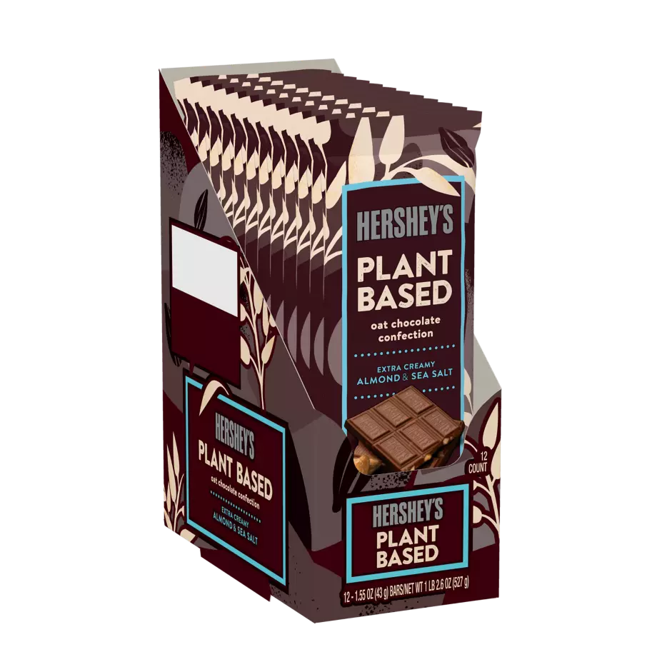 HERSHEY S Plant Based Oat Chocolate Confection Almond Sea Salt