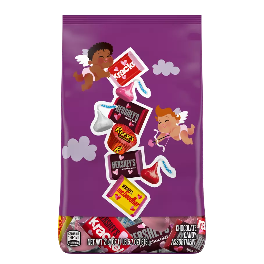 Hershey Cupid's Mix Assortment, 21.7 oz bag - Front of Package