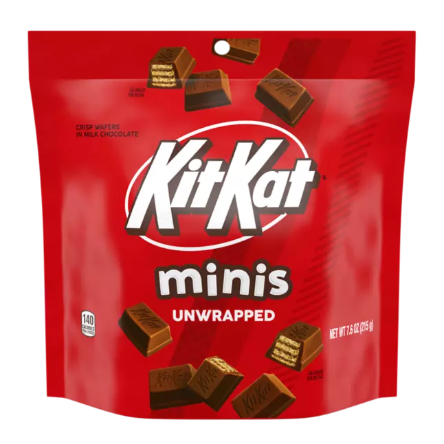 KIT KAT® Milk Chocolate Snack Size Candy Bars, 10.78 oz bag