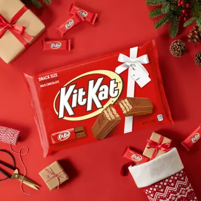 snemand Lære Broderskab KIT KAT® Holiday Milk Chocolate Snack Size Candy Bars, 32 oz bag