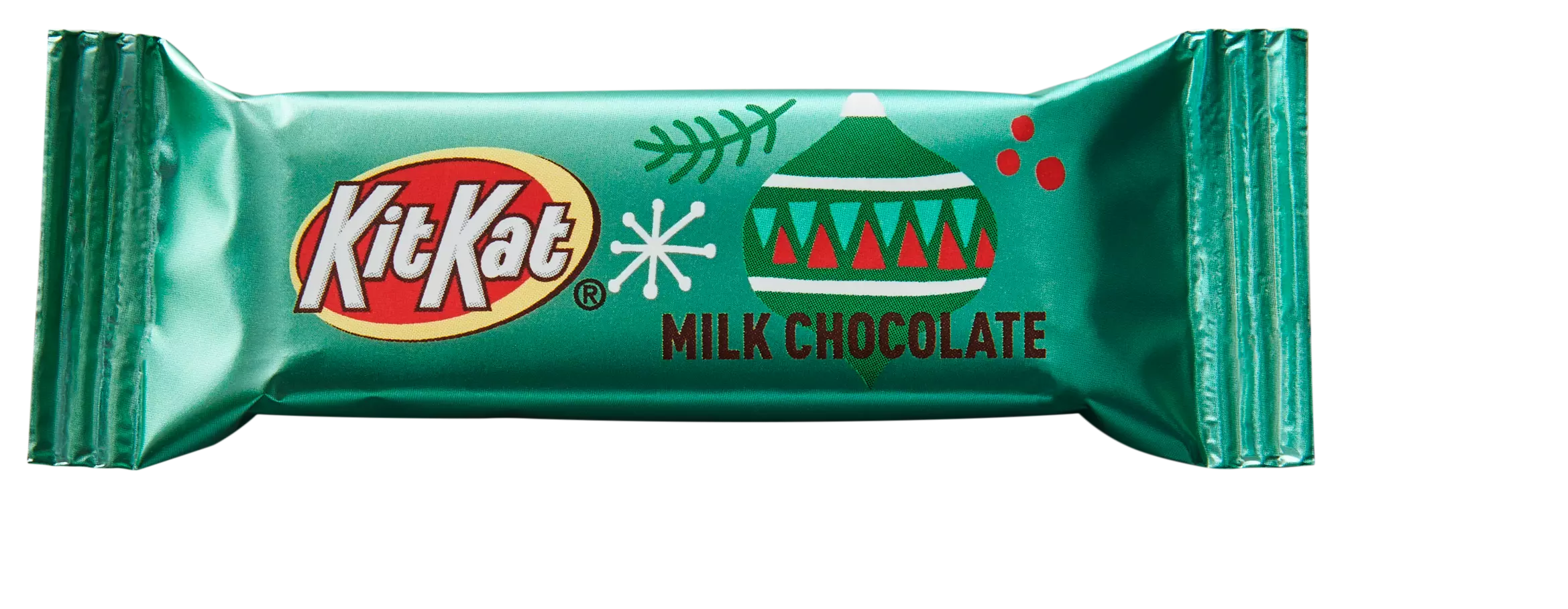 KIT KAT® Holiday Milk Chocolate Miniatures Candy Bars, 9.6 oz bag - Out of Package