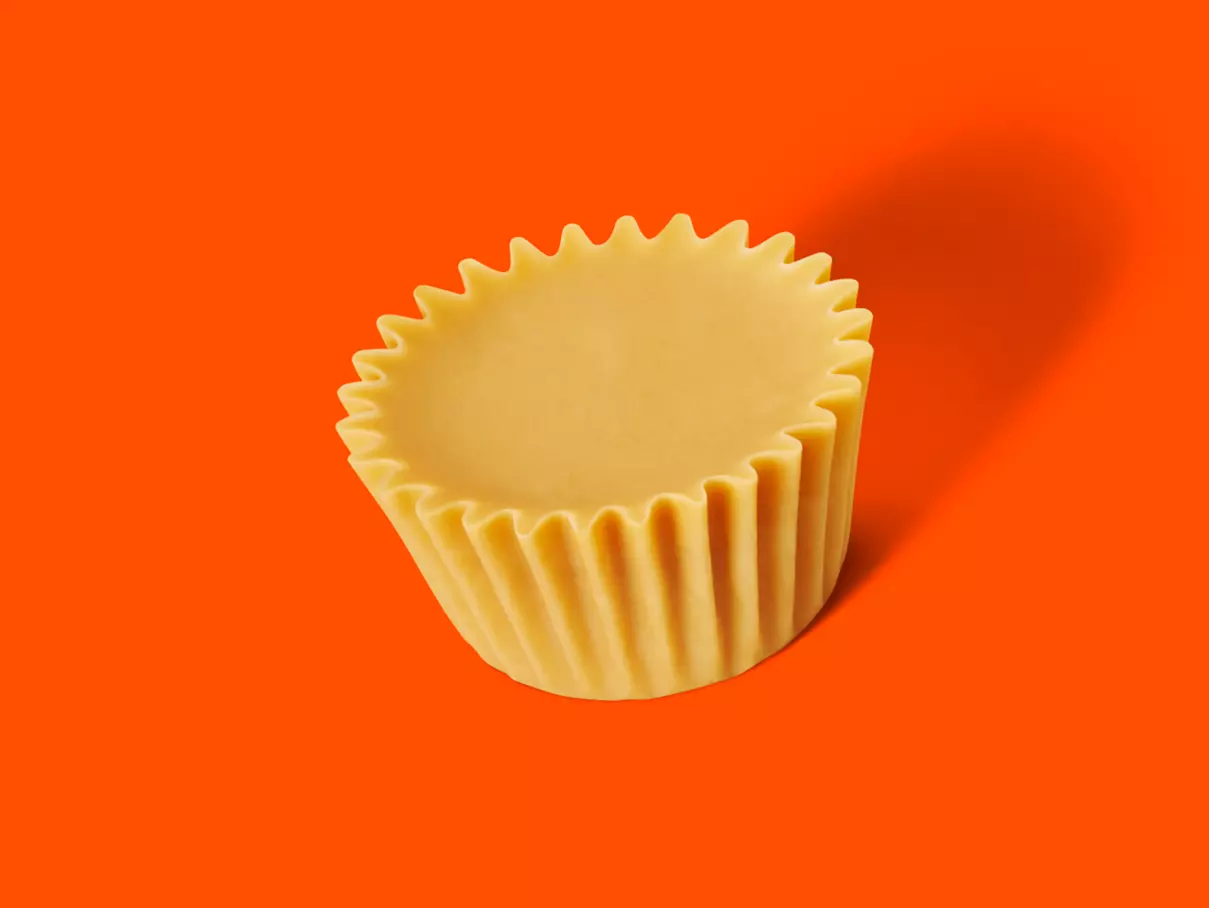 Unwrapped REESE'S Big Cup Peanut Brittle Peanut Butter Cup