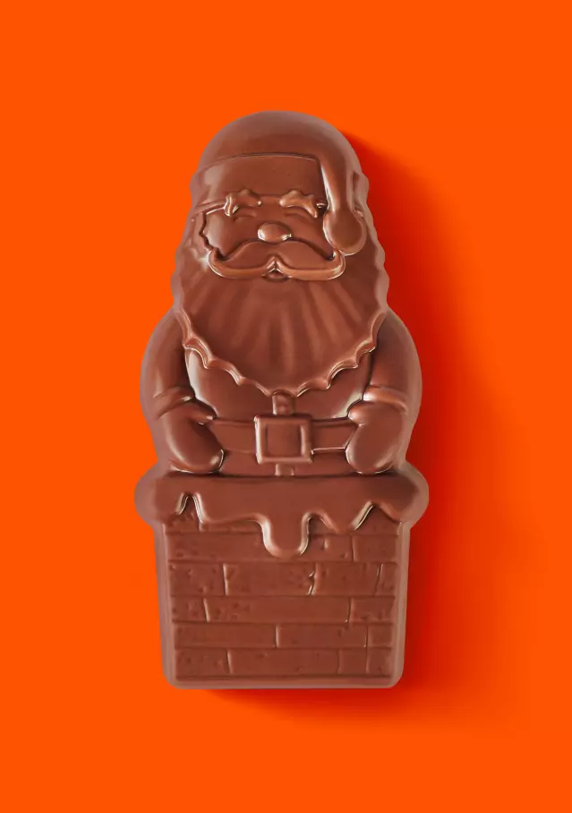 REESE'S Milk Chocolate Peanut Butter Santa, 16 oz box - Out of Package