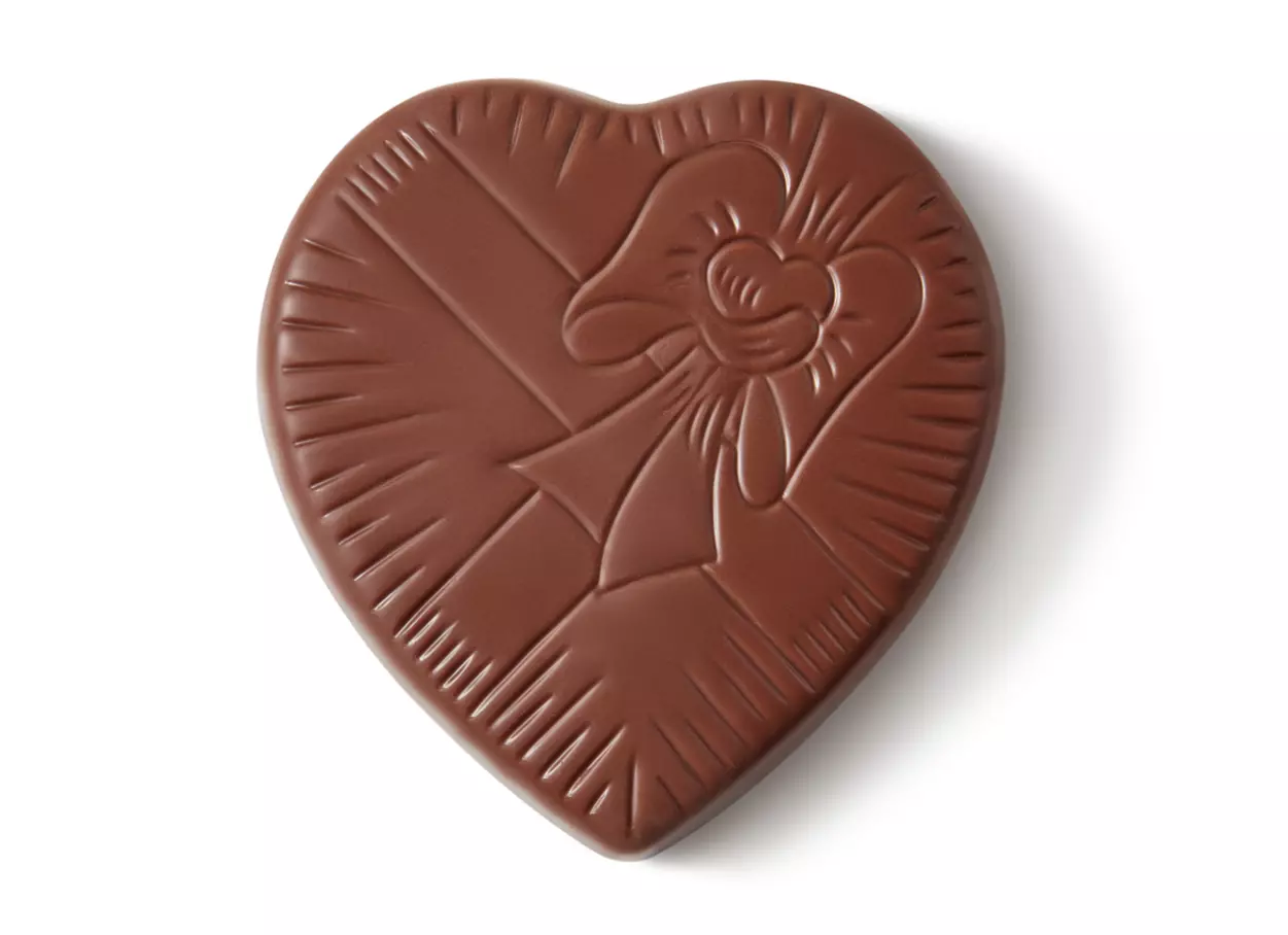 HERSHEY'S Milk Chocolate Heart, 5 oz box - Out of Package