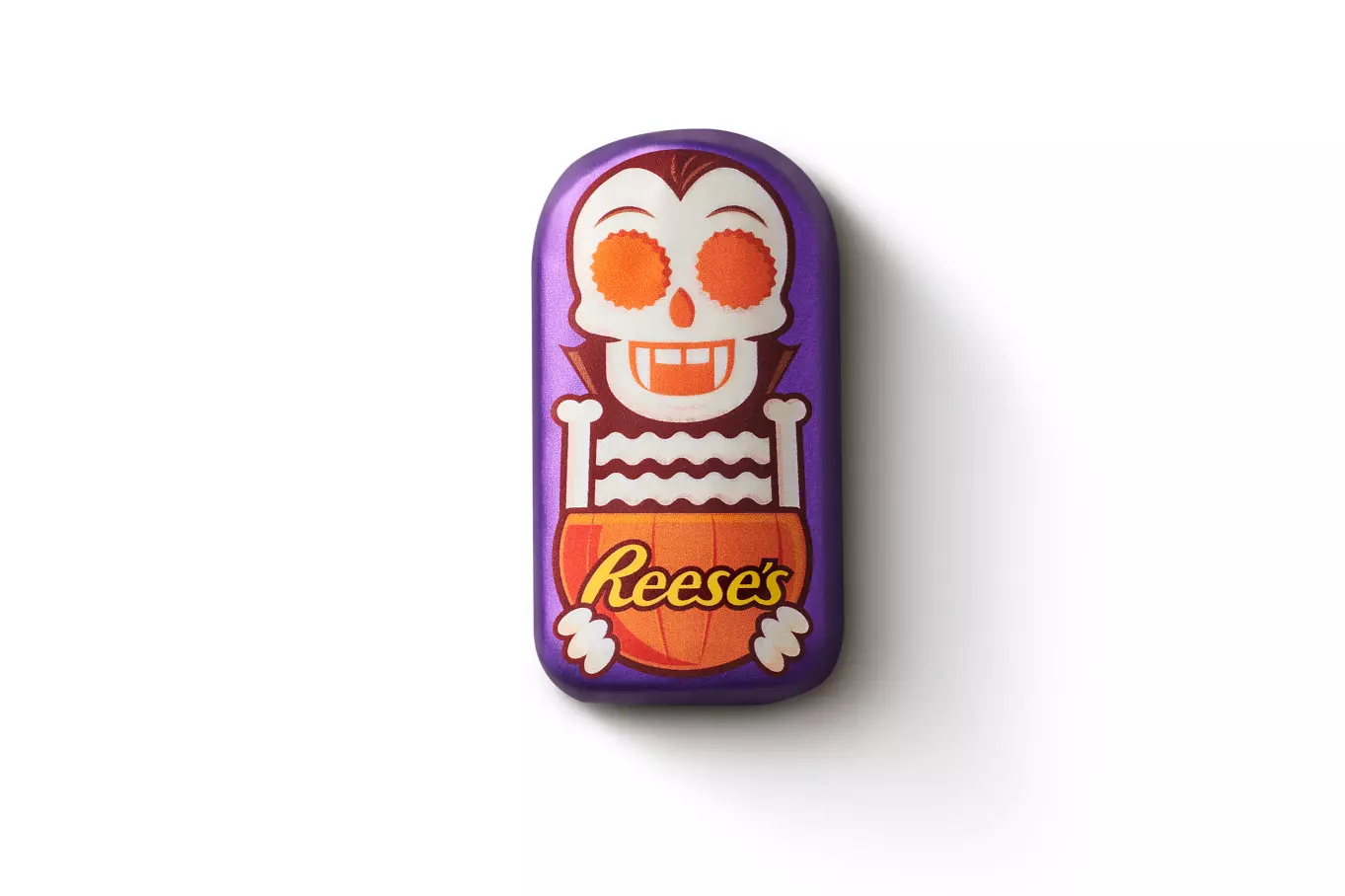 REESE'S Halloween Milk Chocolate Peanut Butter Skeletons, 9.1 oz bag - Out of Package