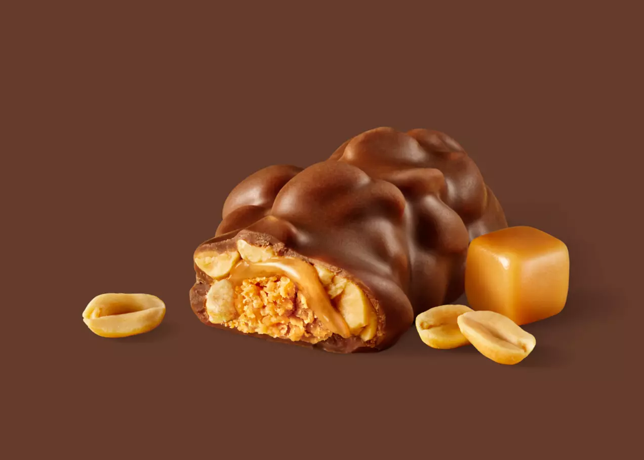 PAYDAY Halloween Chocolatey Covered Peanut and Caramel Snack Size Candy
