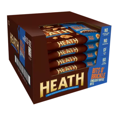 HEATH BITS O' BRICKLE English Toffee Bits, 6 lb box, 12 bags