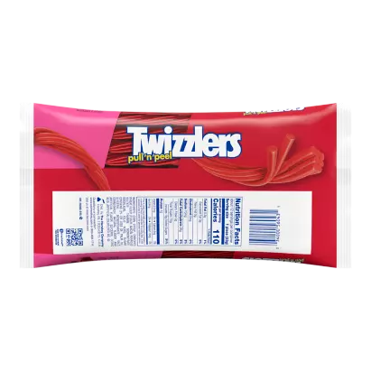 TWIZZLERS PULL N PEEL Cherry Flavored Candy 14 oz bag