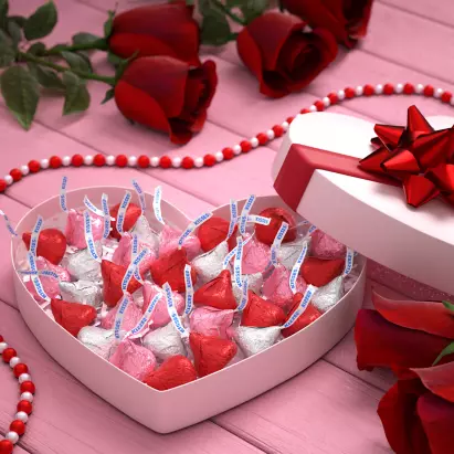 Valentine's Day Packaging - Heart Candy Boxes & Bags 