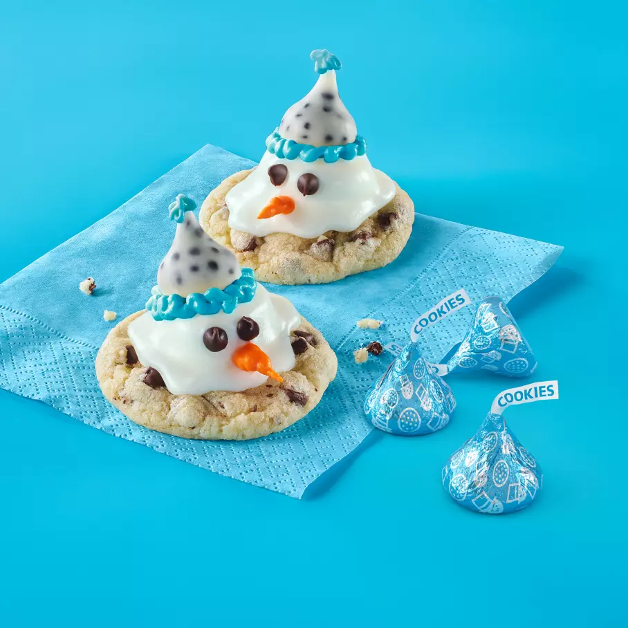 hershey kisses snowman sugar cookies recipe