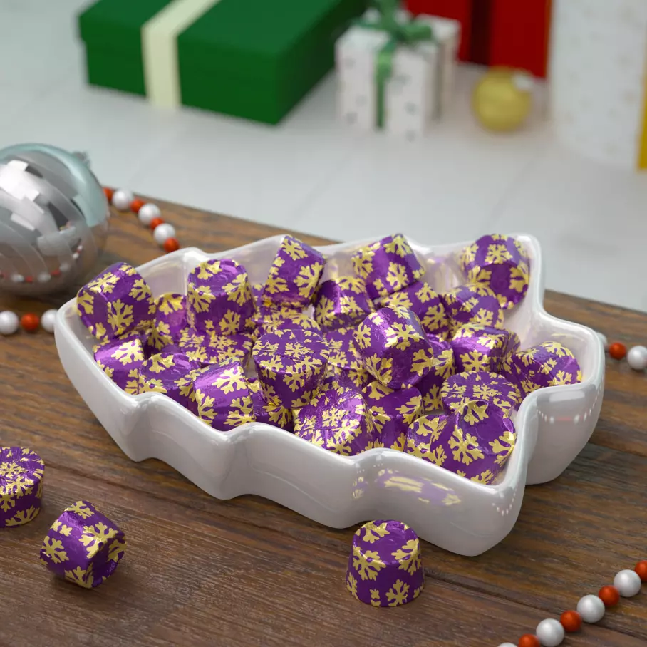 ROLO® Holiday Candies inside festive bowl