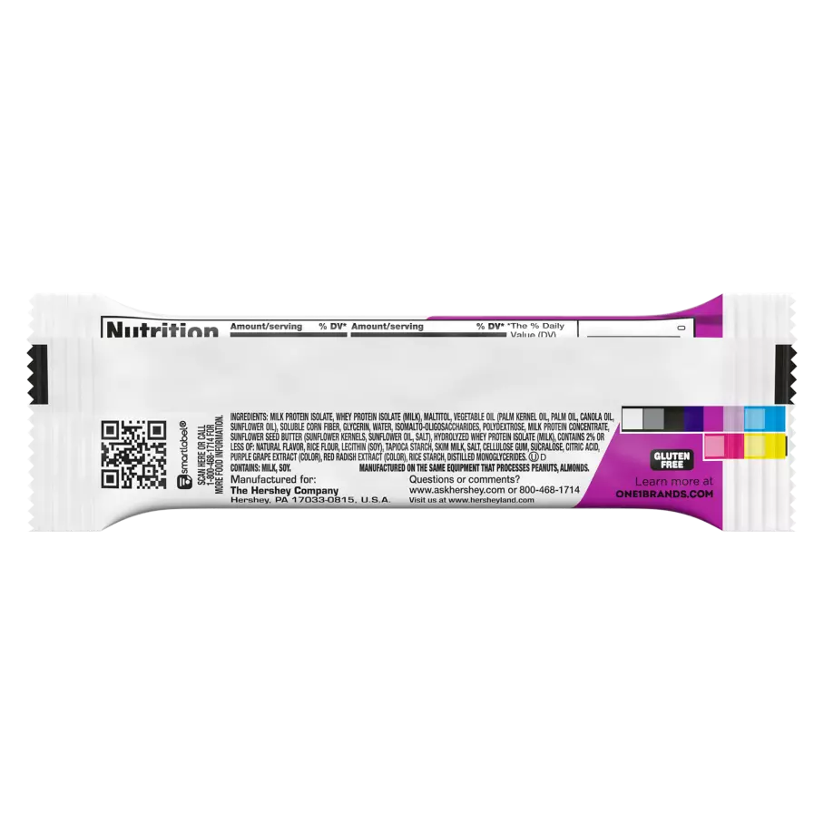 ONE BARS Fruity Cereal Flavored Protein Bar, 2.12 oz - Ingredients