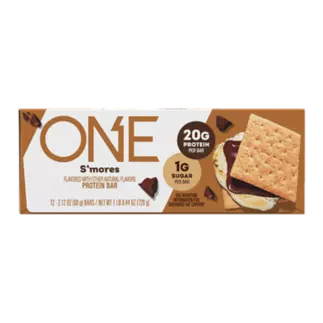 Protein Bars, S'mores, 2.12 oz Bar, 12 Bars/Box