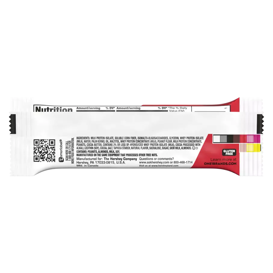 ONE BARS Peanut Butter Cup Flavored Protein Bar, 2.12 oz - Ingredients