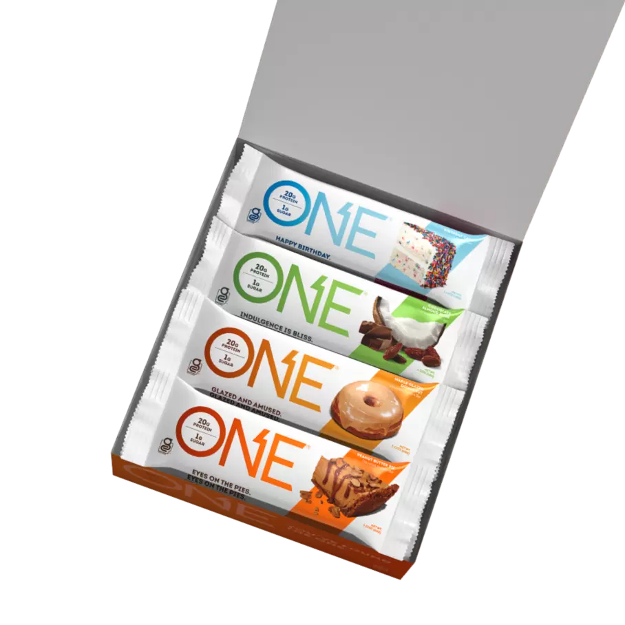 ONE BARS Best Sellers Variety Pack Flavored Protein Bars, 2.12 oz, 12