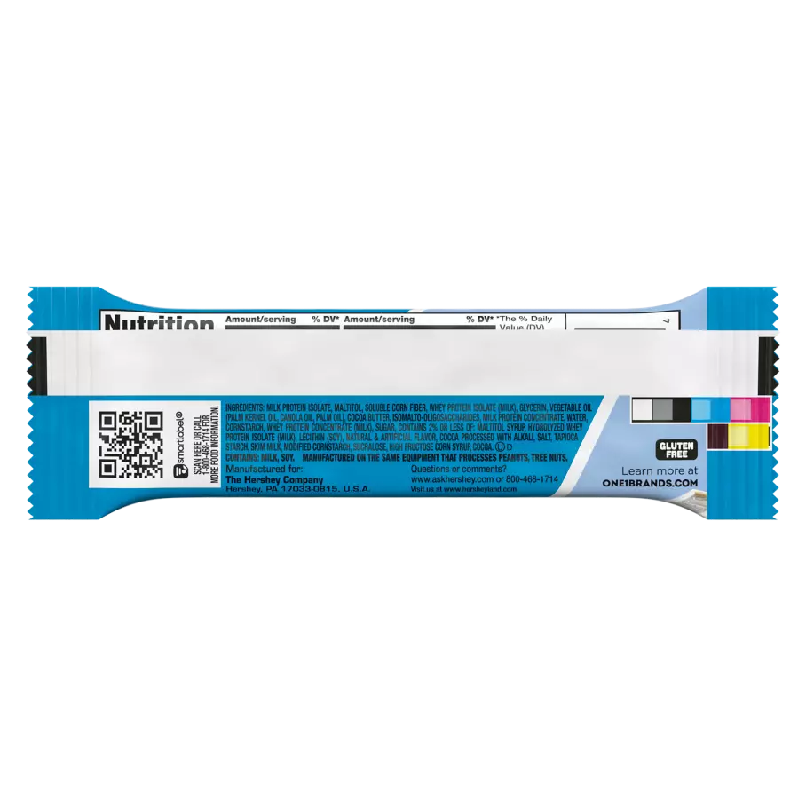 ONE HERSHEY'S Cookies ‘N’ Creme Flavored Protein Bar, 2.12 oz - Ingredients