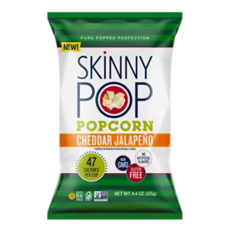SKINNYPOP White Cheddar Popped Popcorn, 8 oz bag