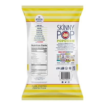 Skinny Pop Popcorn, White Cheddar