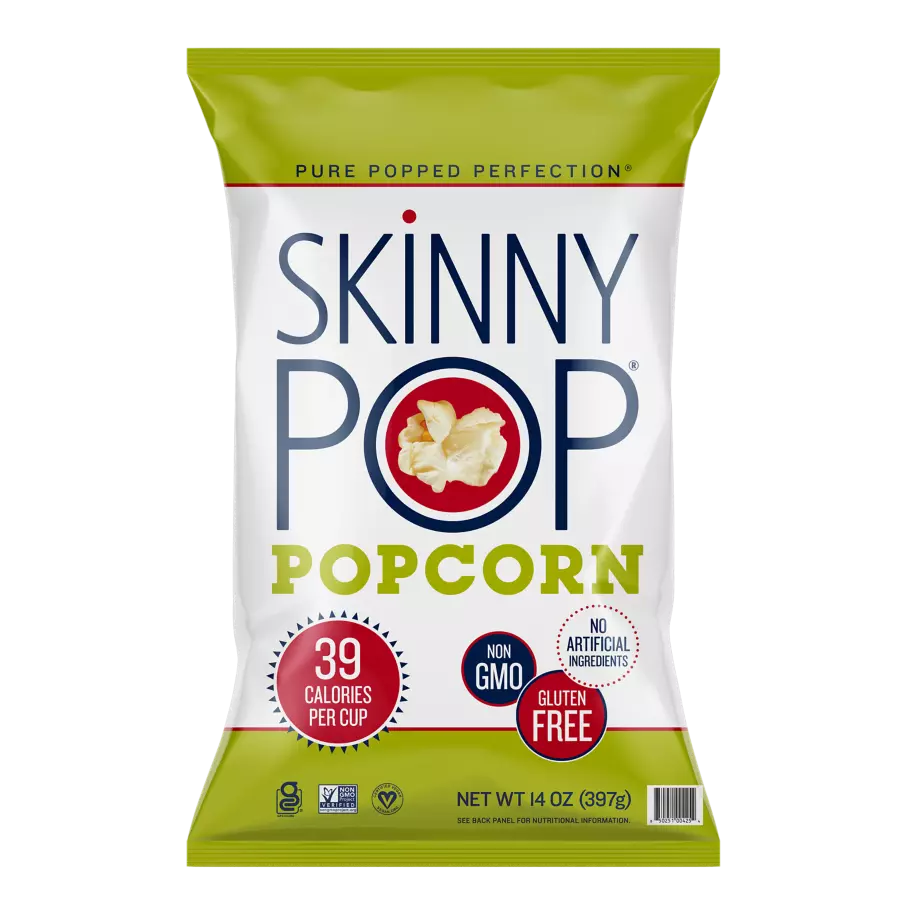 Skinny Pop Sea Salt & Pepper Popcorn 4.4 Oz, Popped