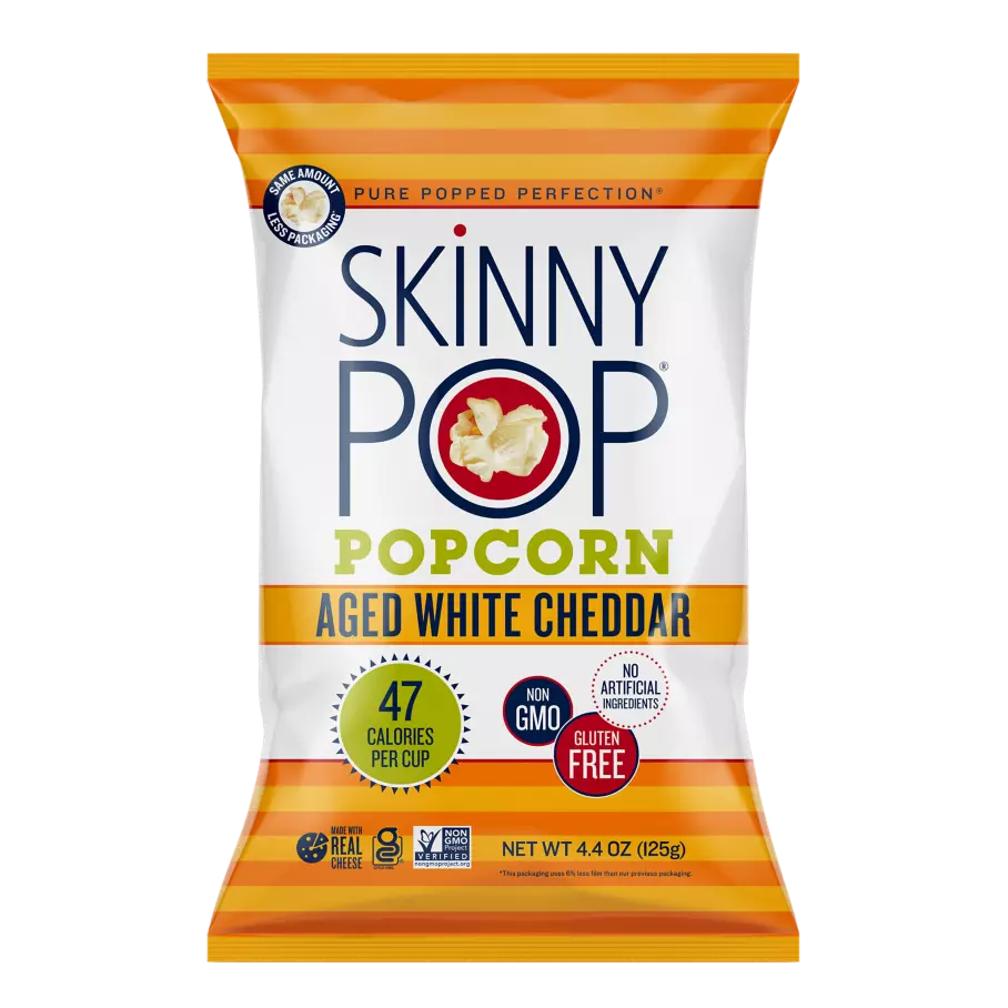 Skinny Pop Aged White Cheddar Popped Popcorn