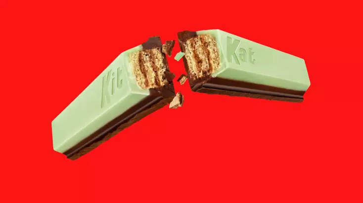 KIT KAT DUOS Strawberry + Dark Chocolate Standard Size 1.5oz Candy Bar