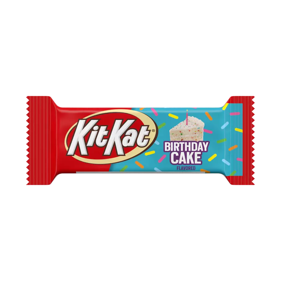 KIT KAT® Birthday Cake Snack Size Candy Bars, 10.29 oz bag - Out of Package