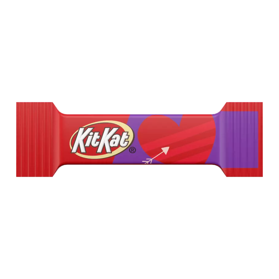 KIT KAT® Valentine's Milk Chocolate Miniatures Candy Bars, 7.5 oz bag - Out of Package