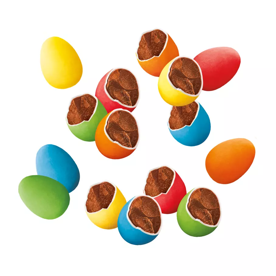 CADBURY MINI EGGS Rainbow Milk Chocolate Candy, 8 oz bag - Out of Package