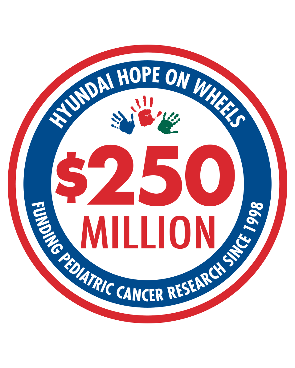 現代希望之輪 (Hyundai Hope On Wheels) 捐款總額 2.5 億美元里程碑榮譽徽章