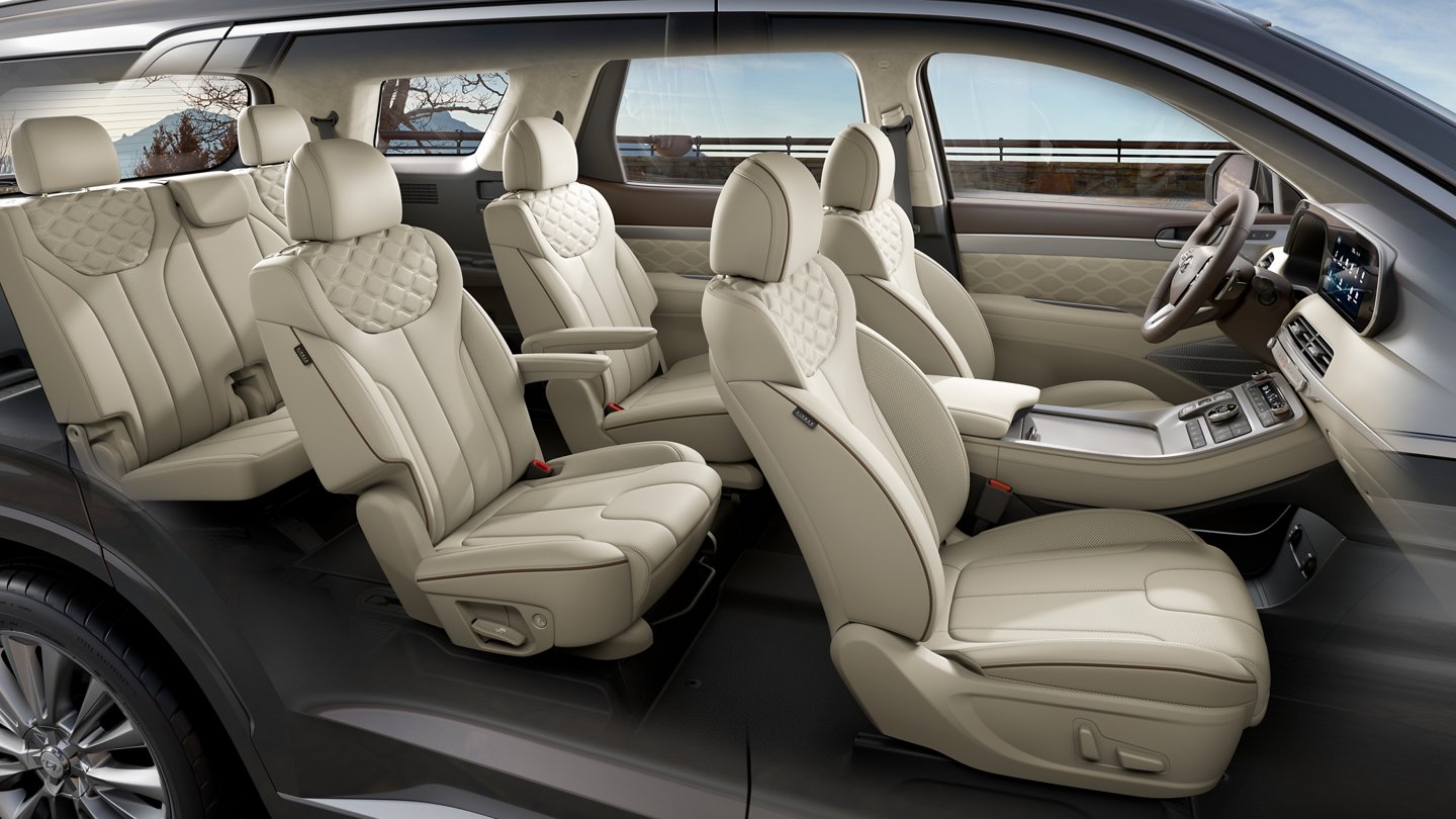 2020 Palisade Ltd Beige 7 Passenger Seating With 2nd Row Captains Chairs 16 9?wid=1440&hei=810&qlt=85,0