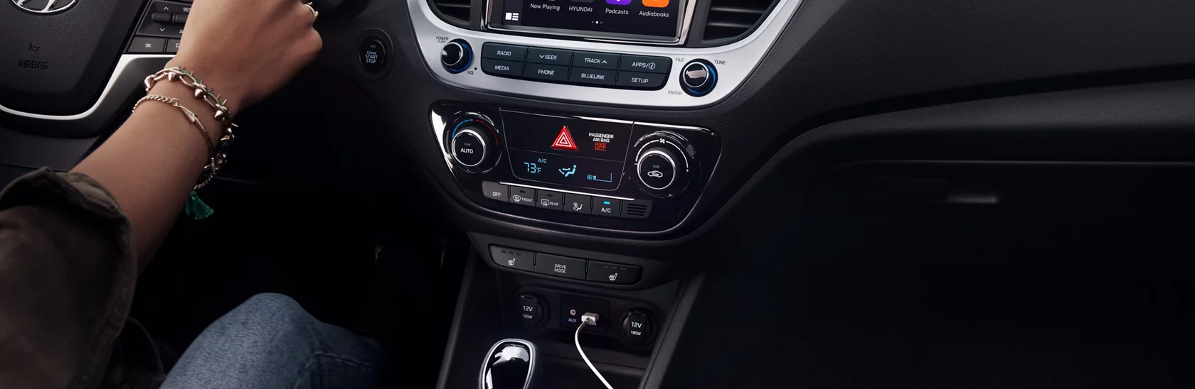 Android Auto y Apple CarPlay del Hyundai Accent 2022